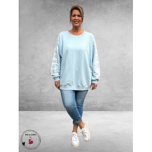 Kaffe Curve Sweater ATHLEISURE Lichtblauw